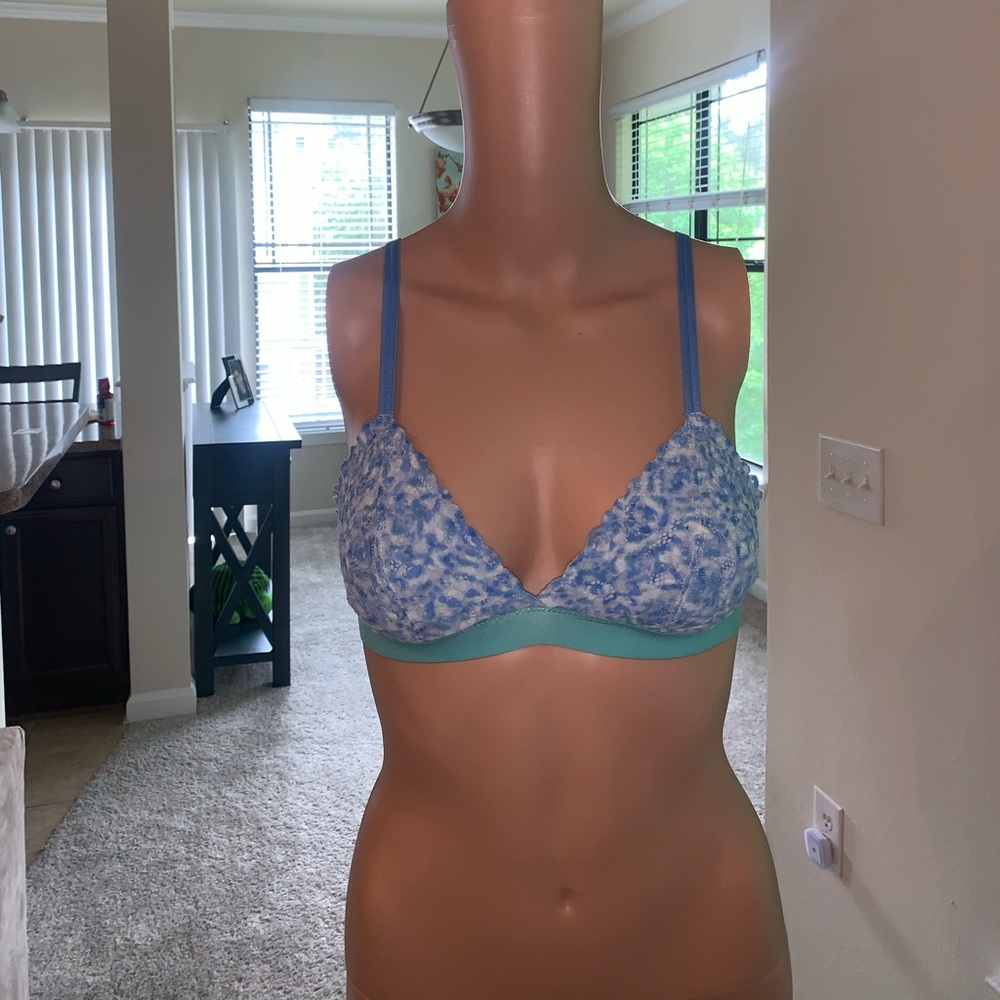 Aerie Blue & Green bra size XS - Picture 2 of 8